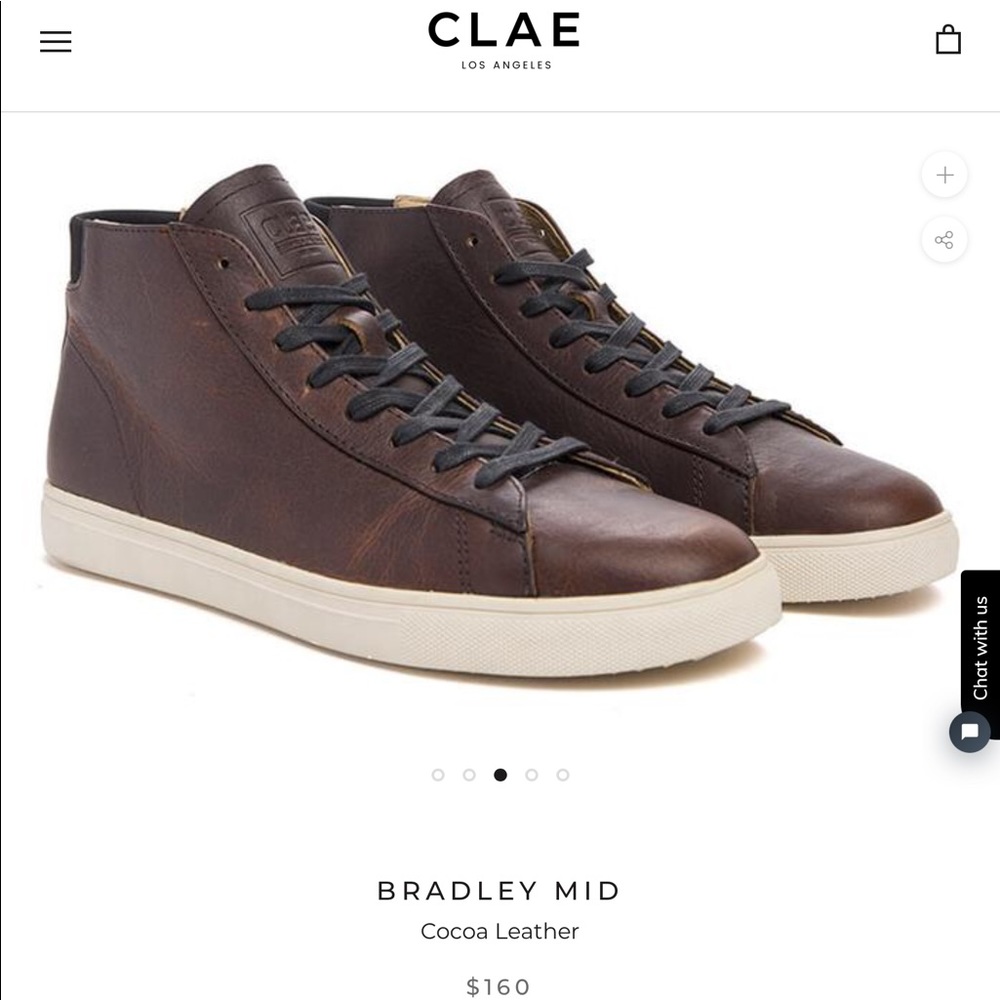 Clae Bradley Mid Leather Shoe